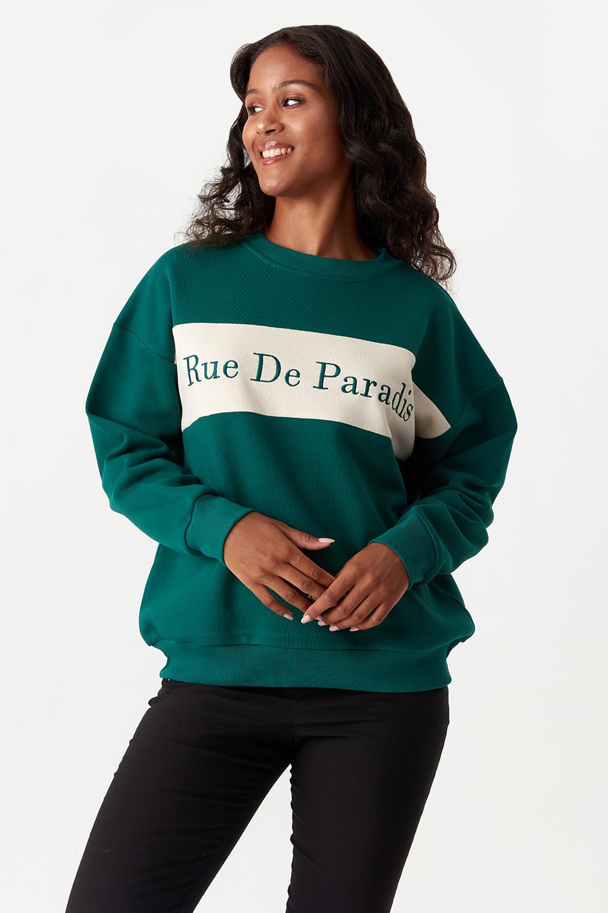 Kadın Baskılı Sweatshirt