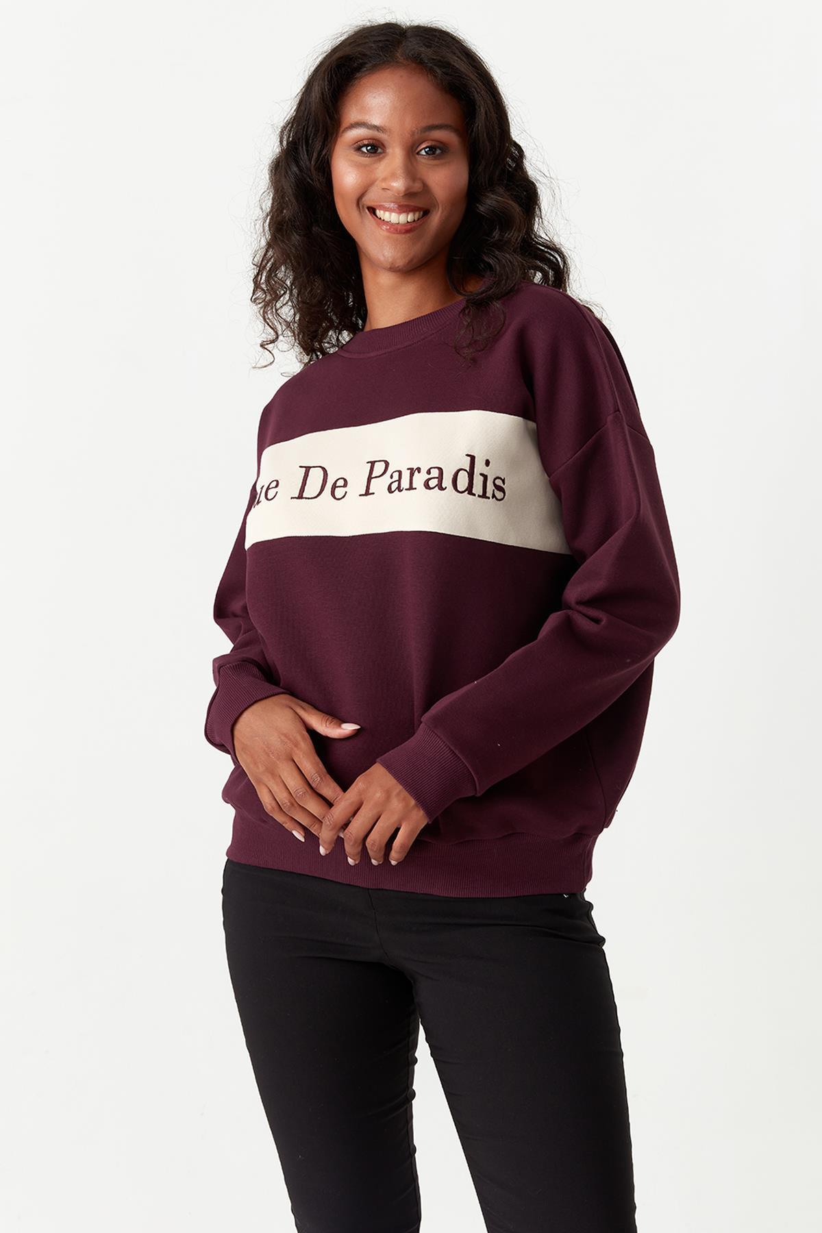 Kadın Baskılı Sweatshirt