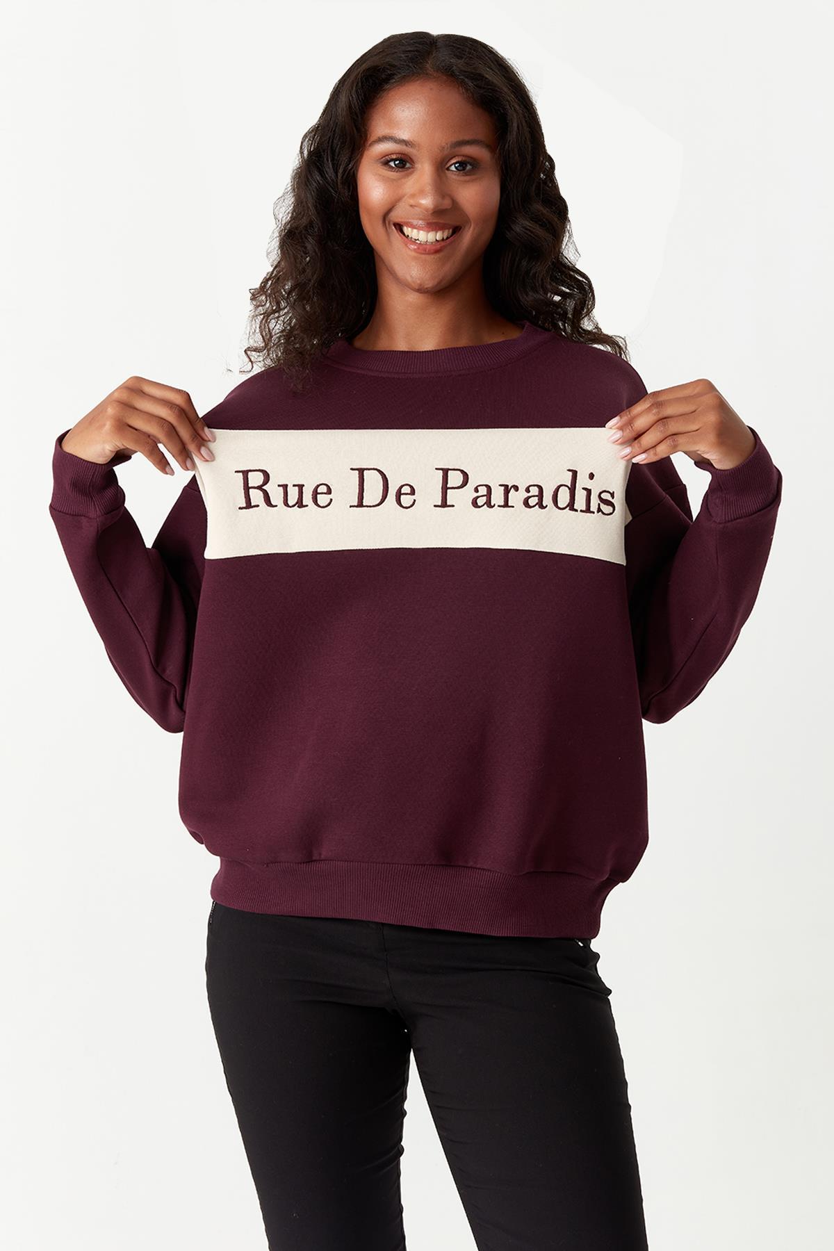 Kadın Baskılı Sweatshirt