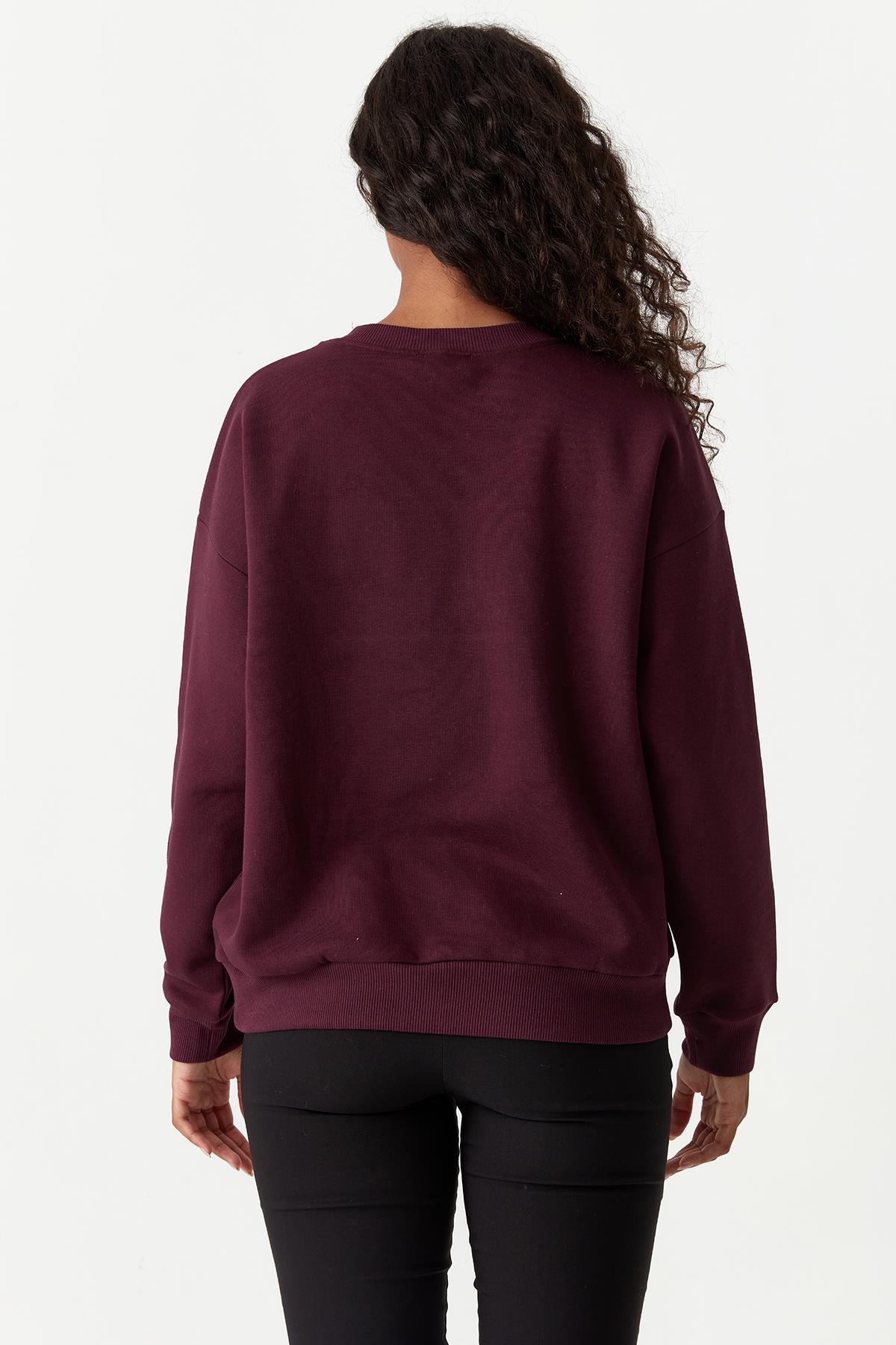 Kadın Baskılı Sweatshirt