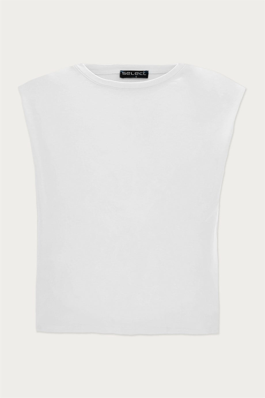 Kadın Bisiklet Yaka Vatkalı T-Shirt