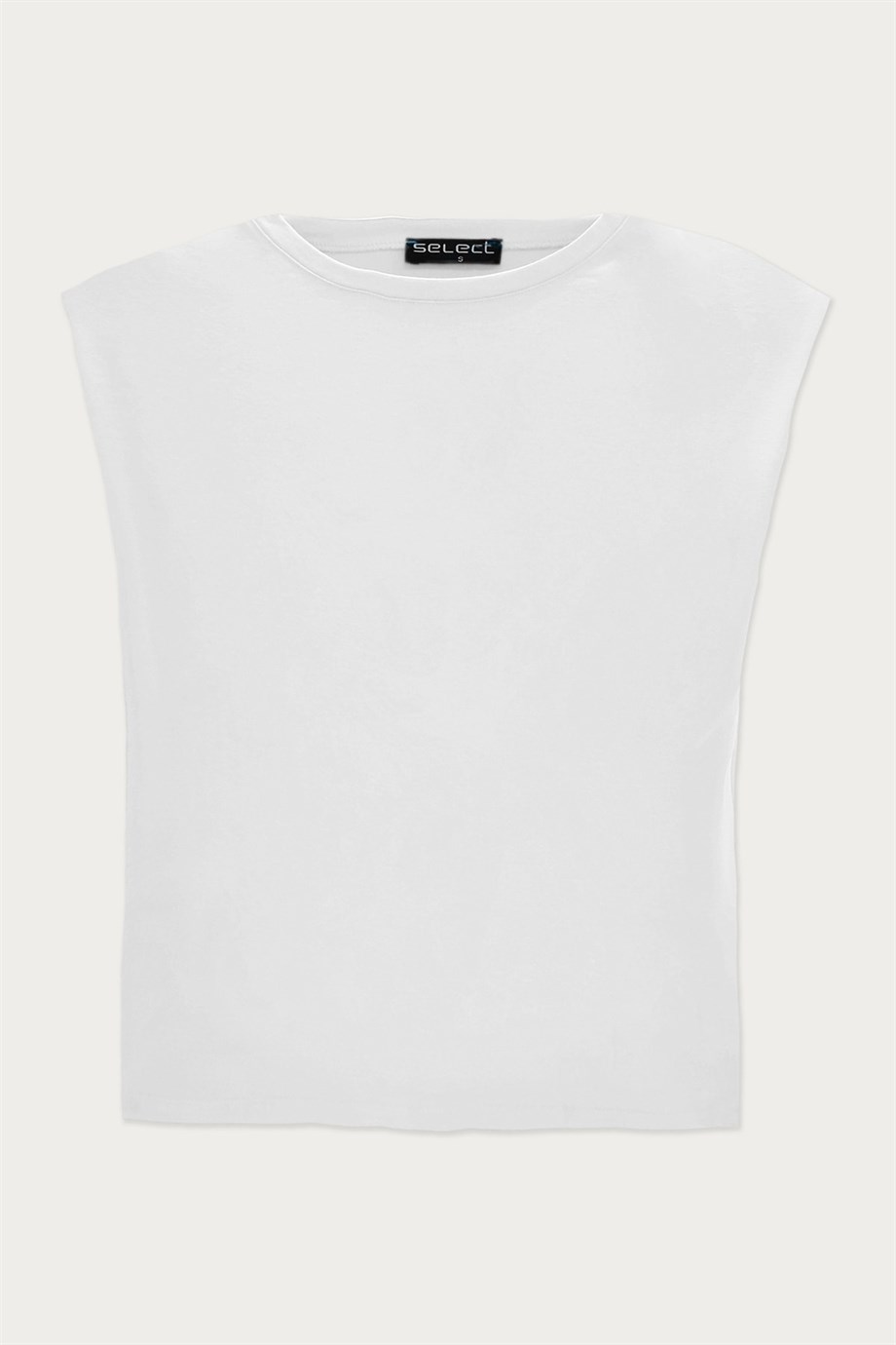 Kadın Bisiklet Yaka Vatkalı T-Shirt