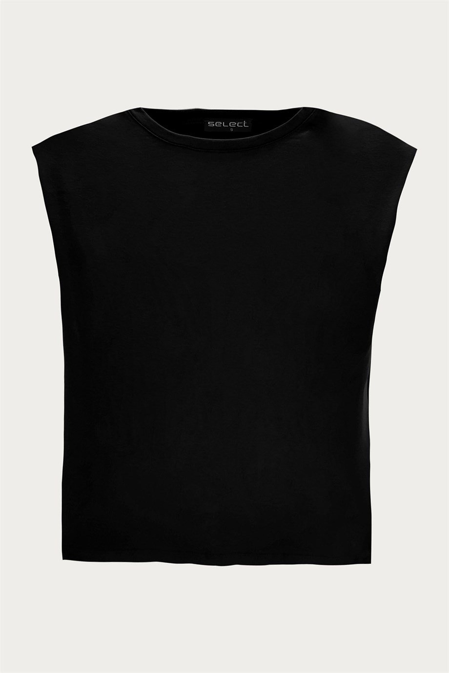 Kadın Bisiklet Yaka Vatkalı T-Shirt