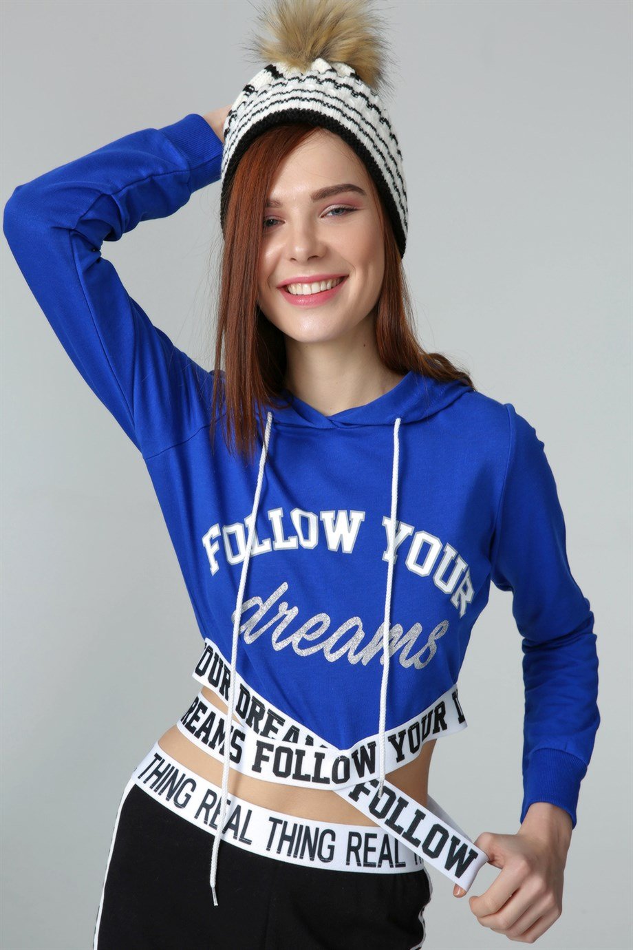 Kadın Kapüşonlu Sweatshirt