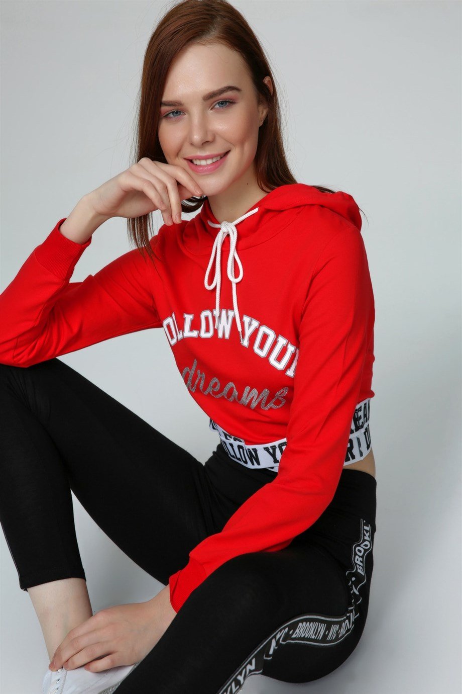 Kadın Kapüşonlu Sweatshirt