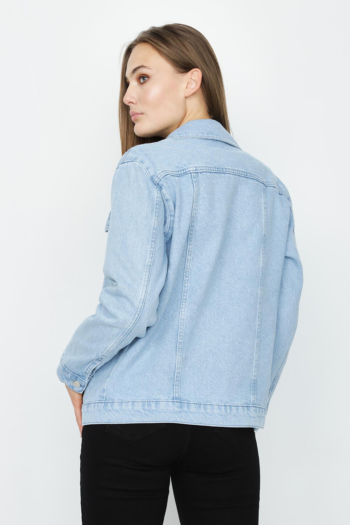 Kadın Oversize Denim Ceket