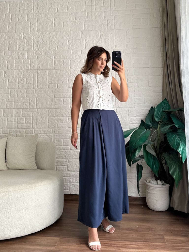 Astro Ön Kapama Model Tensel Beli Lastikli Pantolon