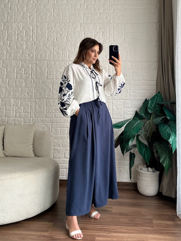 Astro Ön Kapama Model Tensel Beli Lastikli Pantolon