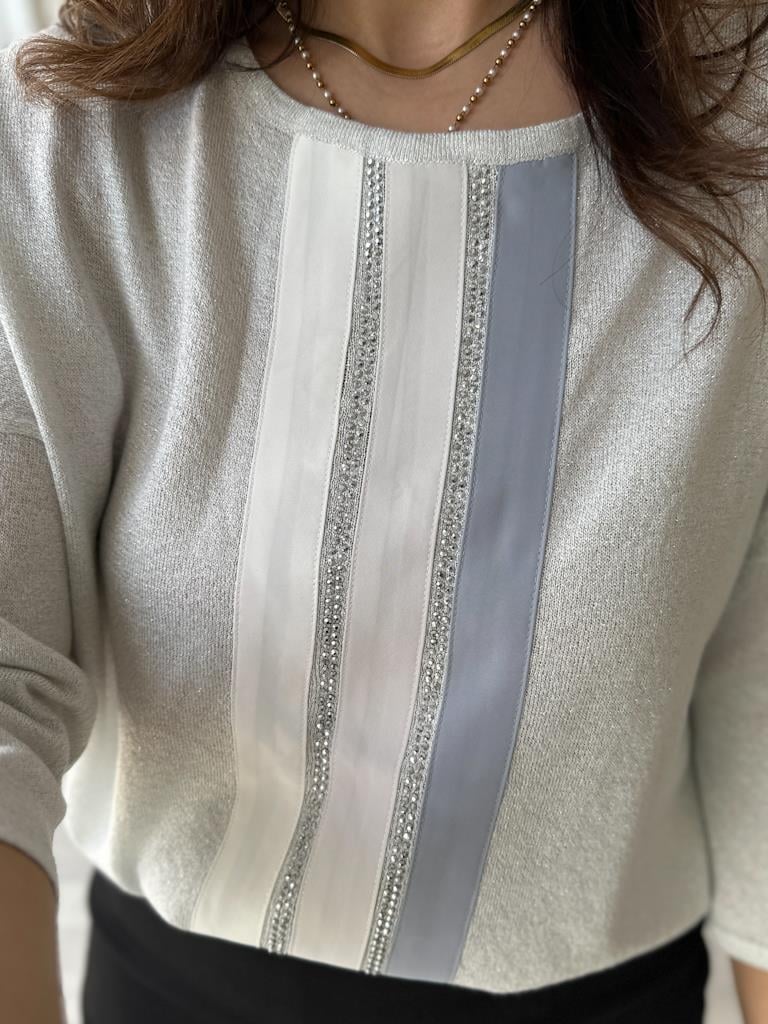 İtalyan Model Sim Geçişli Over Size Bluz