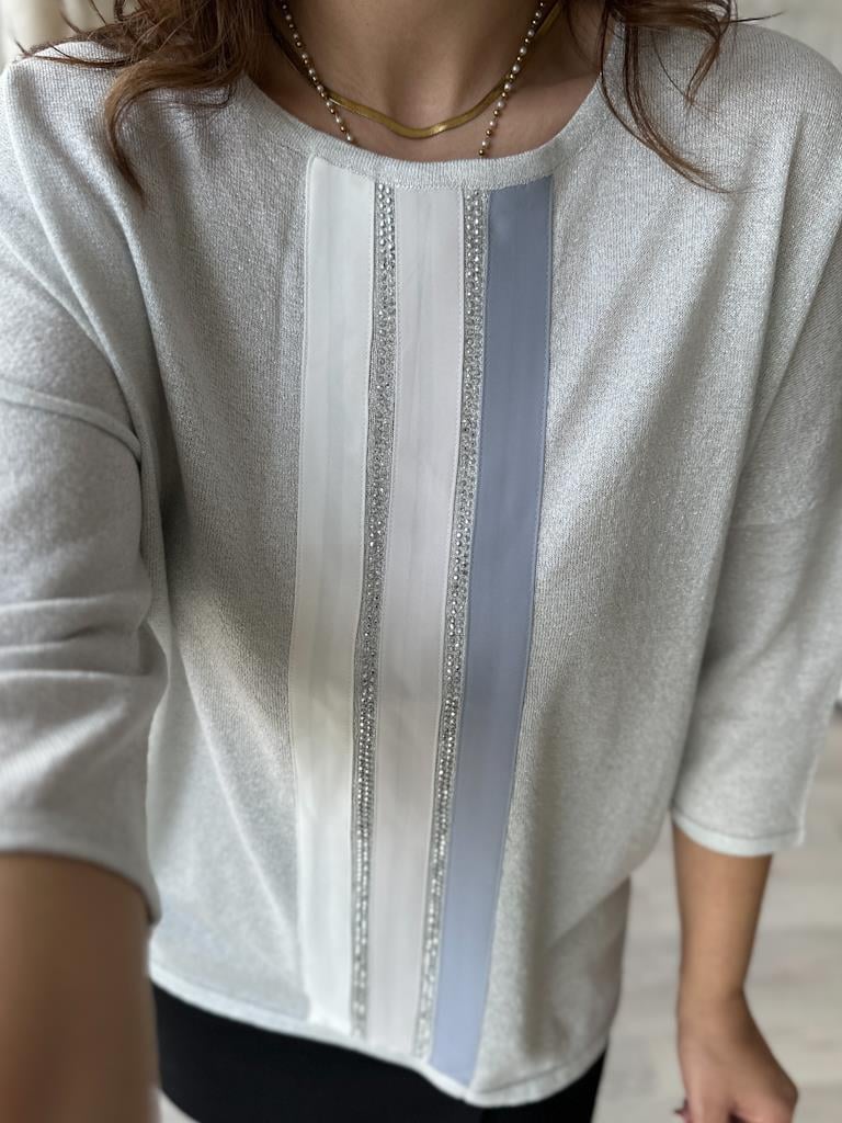 İtalyan Model Sim Geçişli Over Size Bluz