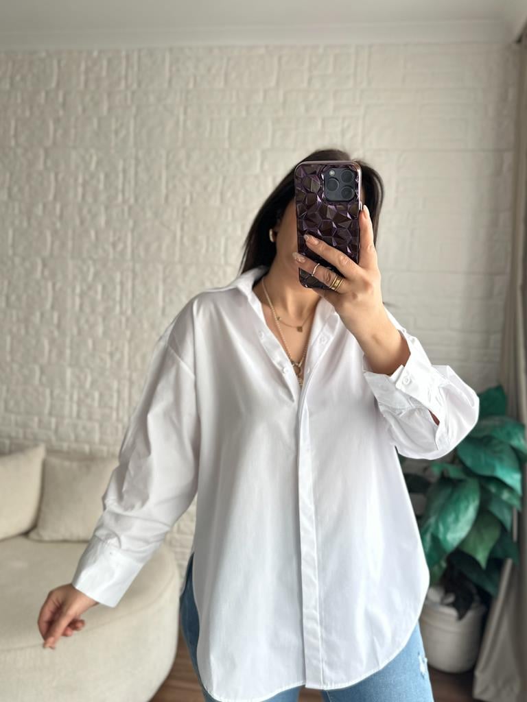 Karol Oversize Pamuk Gömlek