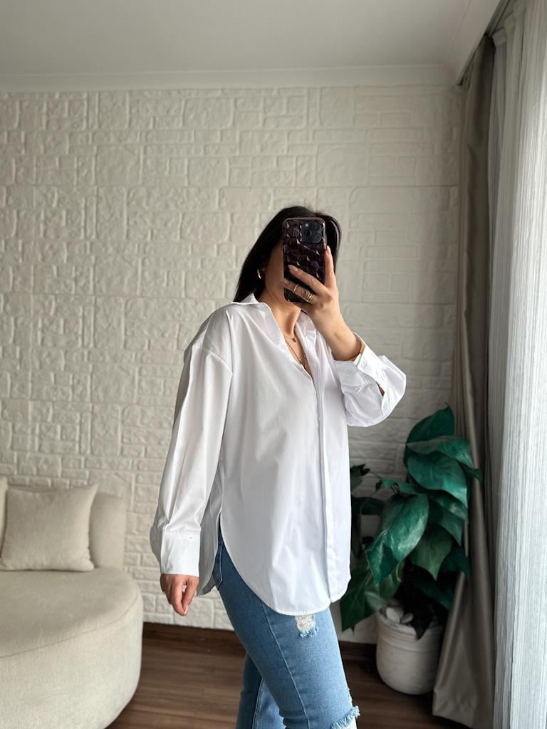 Karol Oversize Pamuk Gömlek
