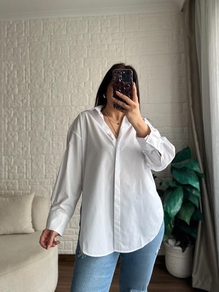 Karol Oversize Pamuk Gömlek