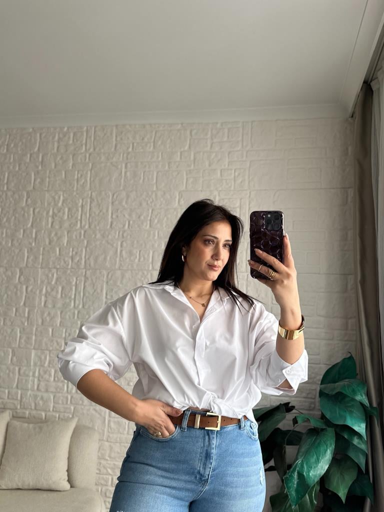 Karol Oversize Pamuk Gömlek