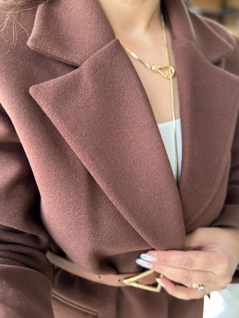 Kaşe Kumaş Blazer Ceket Kaban