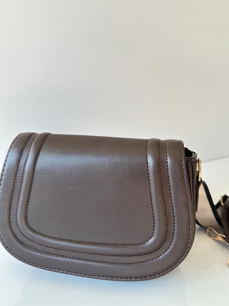 Marka Model Çapraz Askılı Çanta Acı Kahve