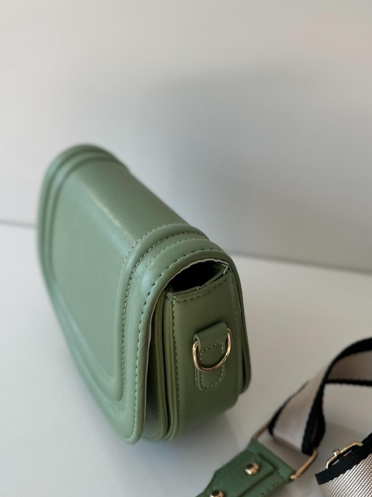 Marka Model Çapraz Askılı Çanta Mint Yeşil