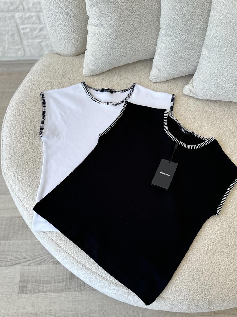 Orijinal Marka Dikiş Biyeli Premium Tişört Siyah
