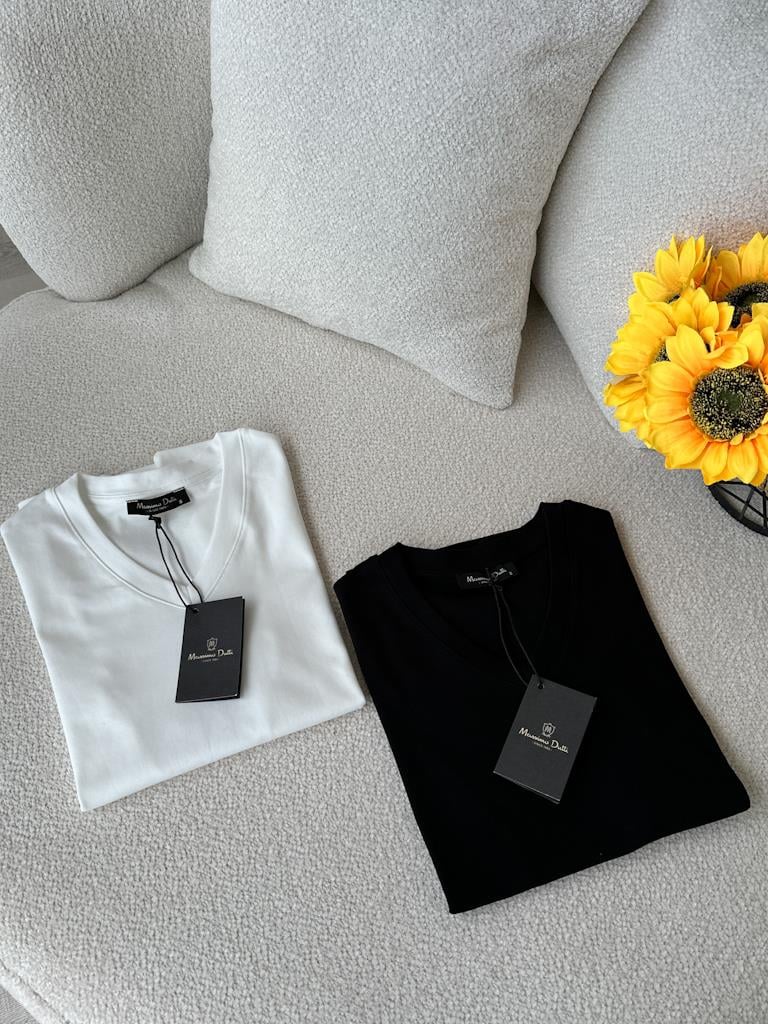 Orjinal Marka Basic Slim Kalıp Tişört Ekru