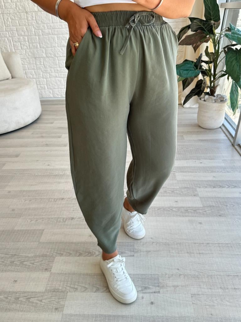 Orjinal Marka Moadal Yarasa Kol Salaş Gömlekli Takım Haki Yeşil