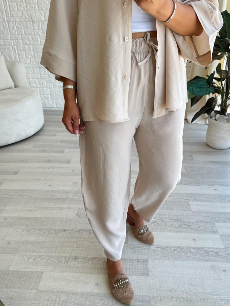 Orjinal Marka Moadal Yarasa Kol Salaş Gömlekli Takım Taş