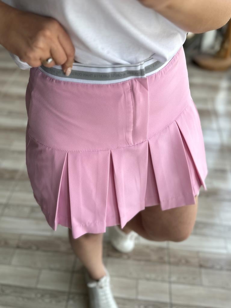 Quzu Pileli Kolej Etek Pembe