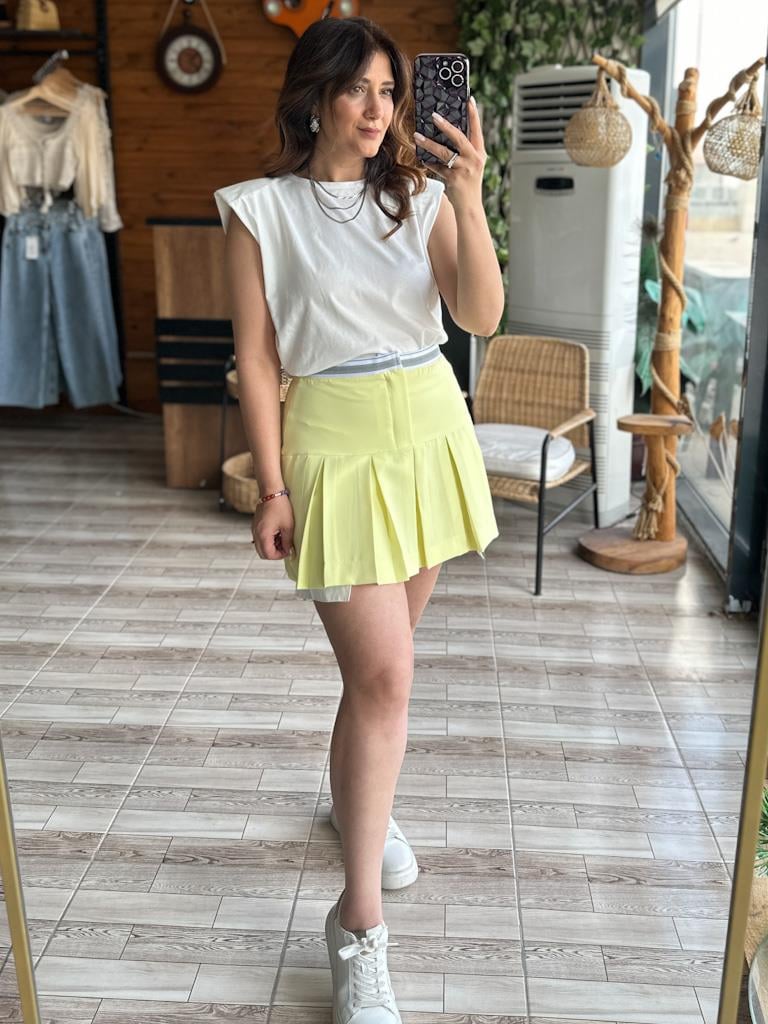 Quzu Pileli Kolej Etek Sarı