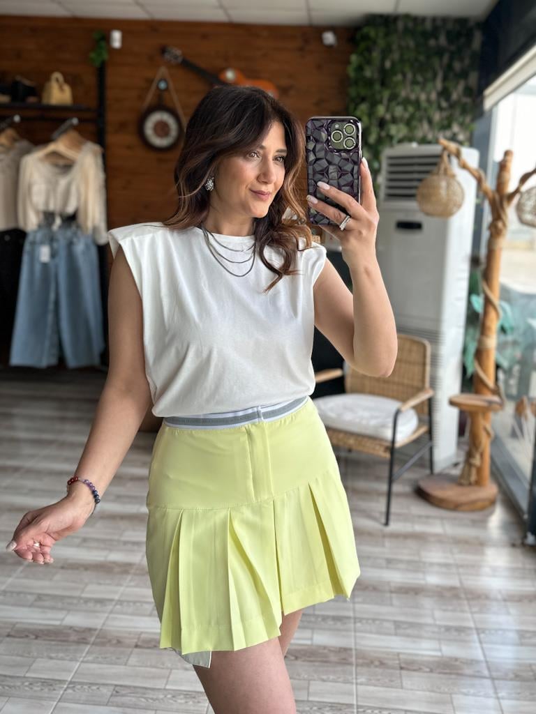 Quzu Pileli Kolej Etek Sarı