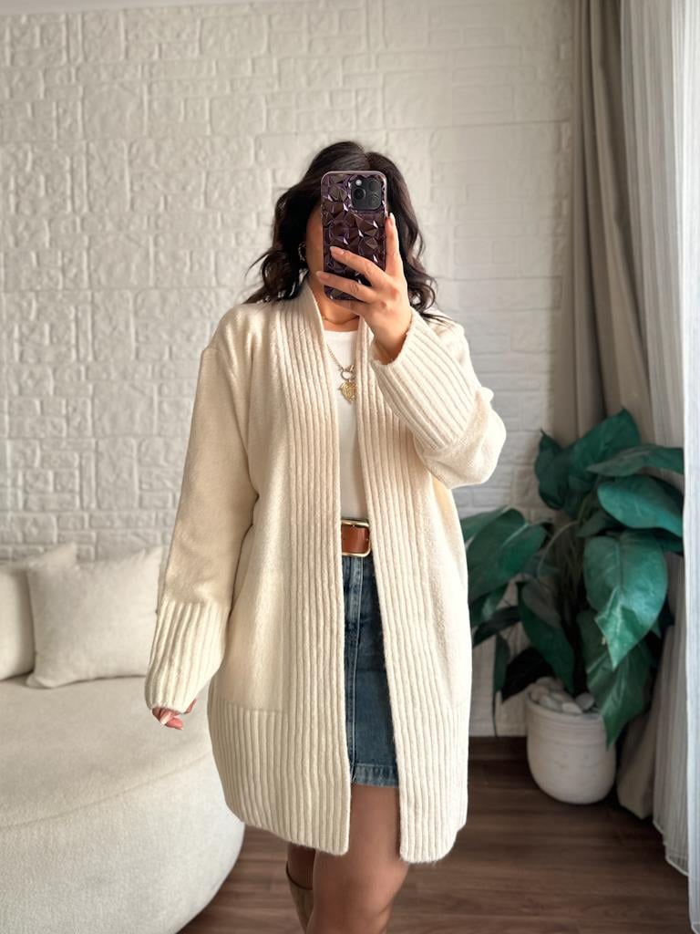 Salaş Örme Hırka Taş