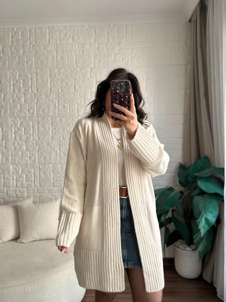 Salaş Örme Hırka Taş