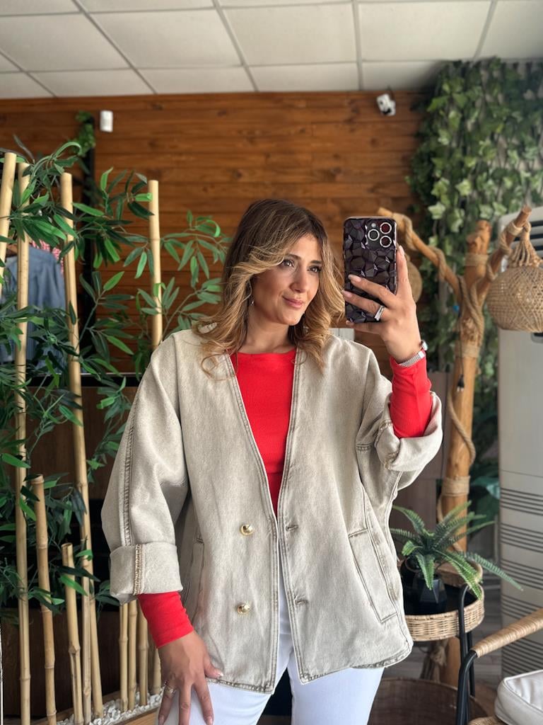 Tasarım Oversize Yarasa Kollu Ceket