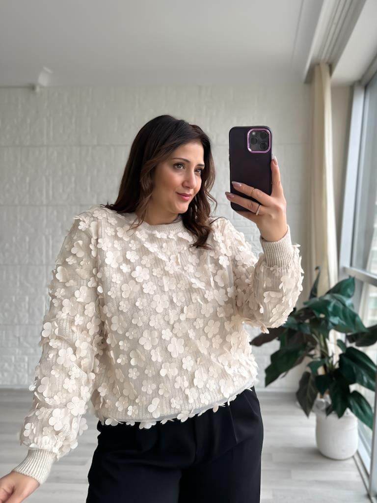 ZR Model Yonca Efekt Üç Boyutlu Kazak Taş