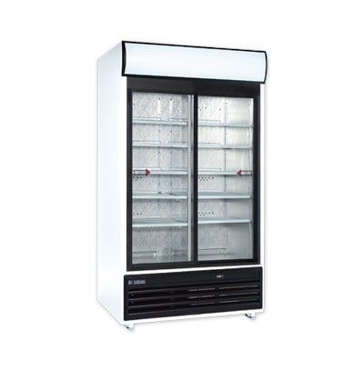 USS 1000 DSCL Çift Kapılı Dikey Şişe Soğutucu (SÜRME CAMLI)