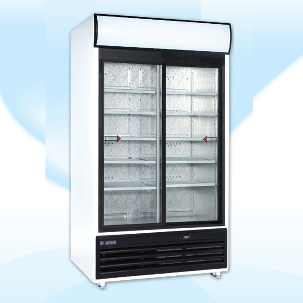 USS 1100 DSCL Çift Kapılı Dikey Şişe Soğutucular 