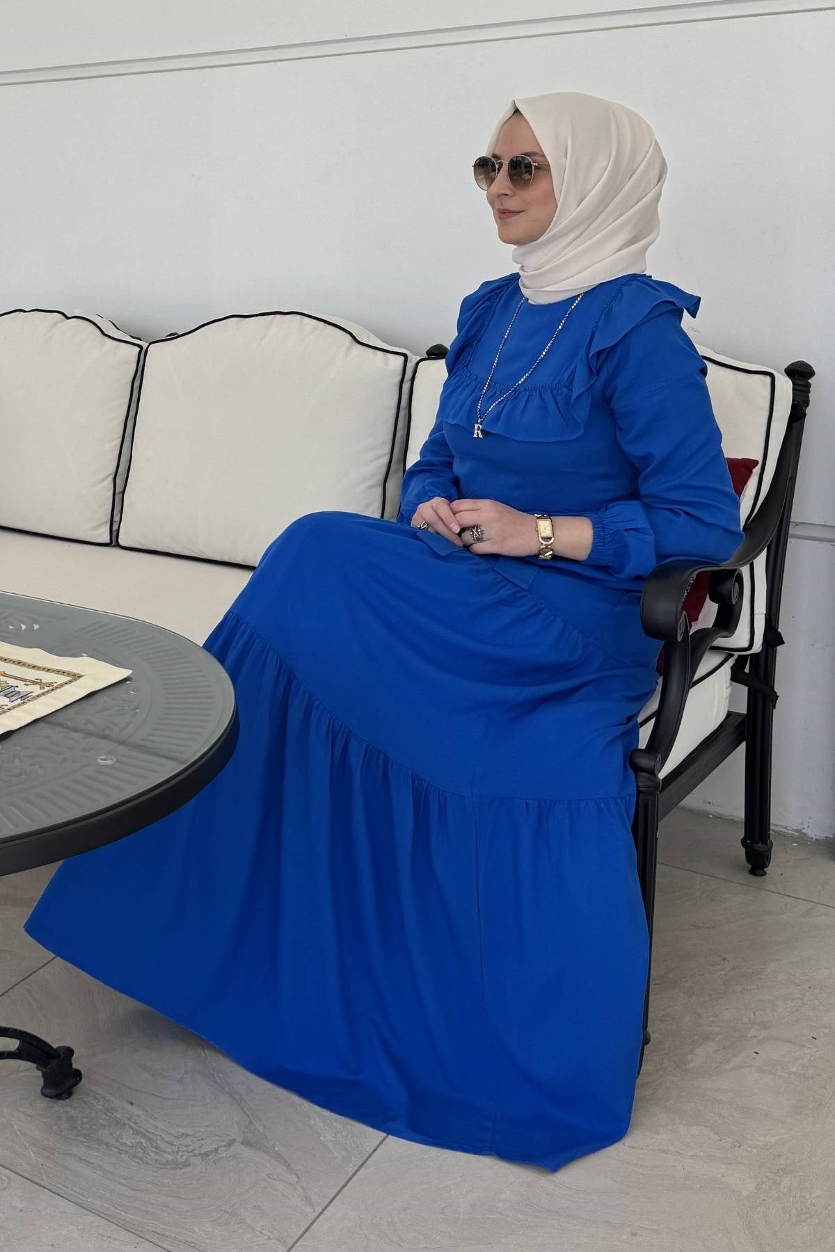 Bade Elbise Lacivert | Rabia Şamlı | Tesettür Giyim, Elbise ve Kadın Giyim Modası