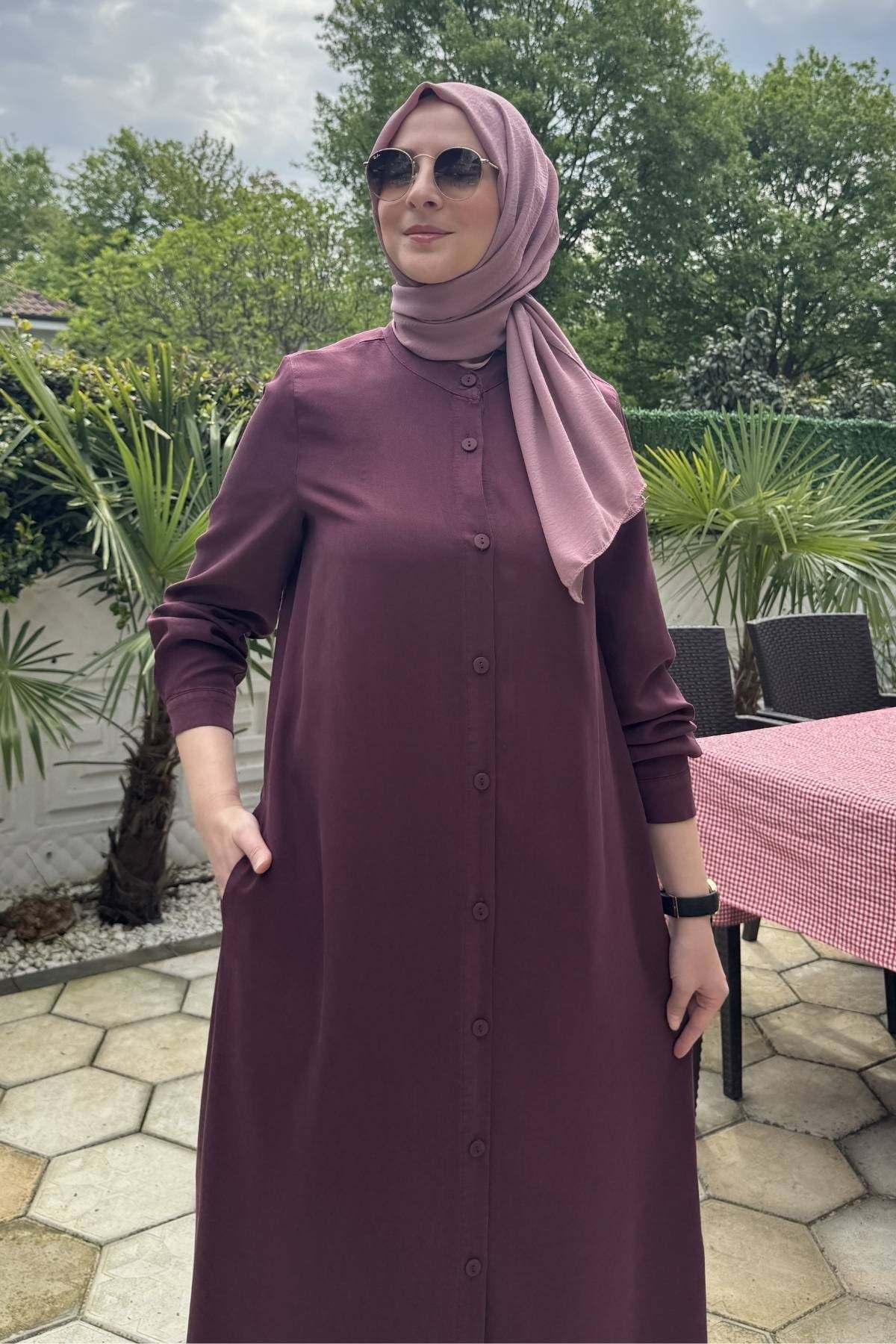 İpek Modal Takım Lacivert | Rabia Şamlı | Tesettür Giyim, Elbise ve Kadın Giyim Modası