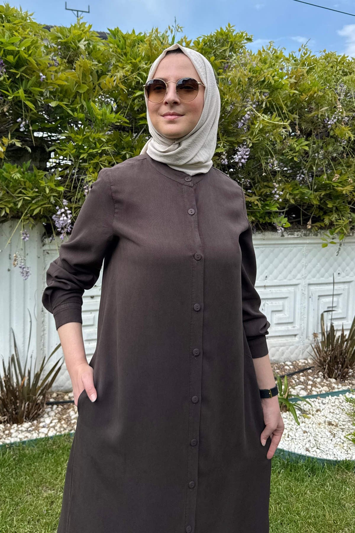 Başak Pantolonlu Takım Taş | Rabia Şamlı | Tesettür Giyim, Elbise ve Kadın Giyim Modası