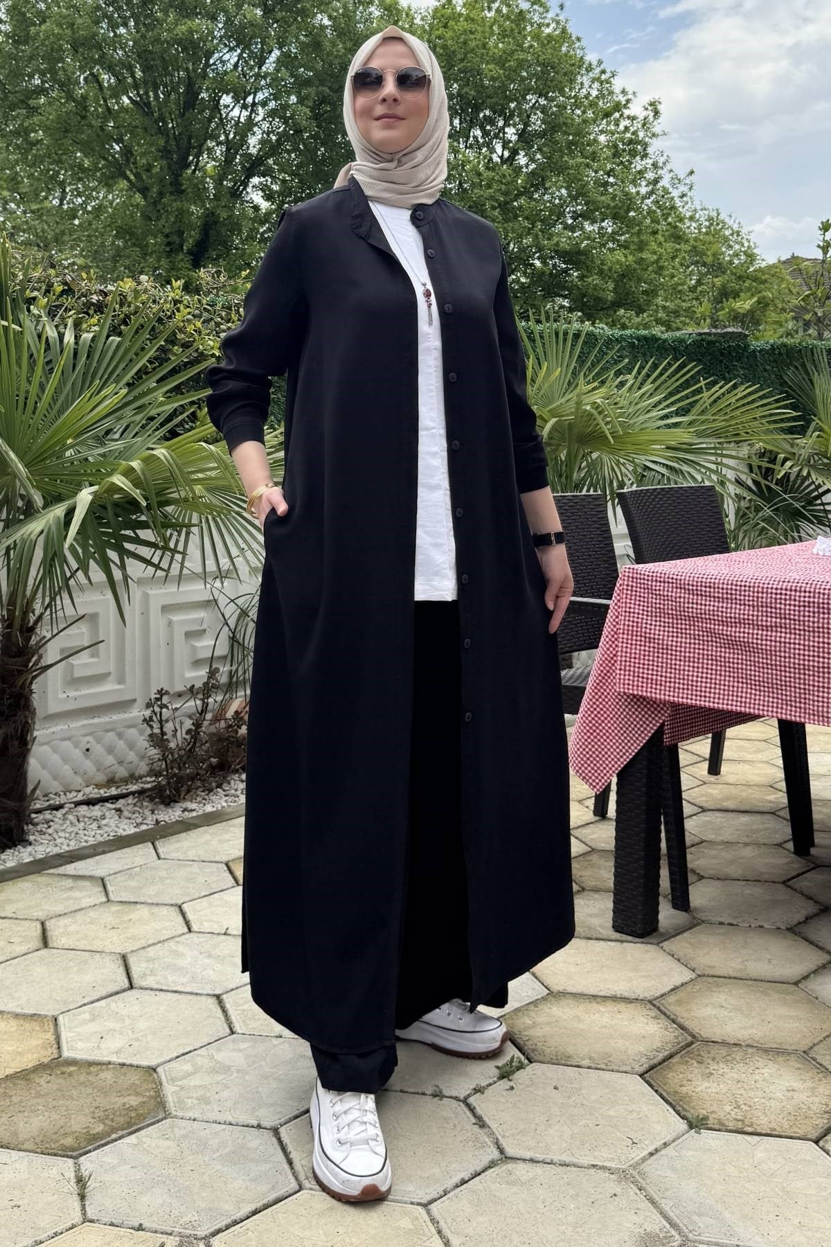 İpek Modal Takım Lacivert | Rabia Şamlı | Tesettür Giyim, Elbise ve Kadın Giyim Modası