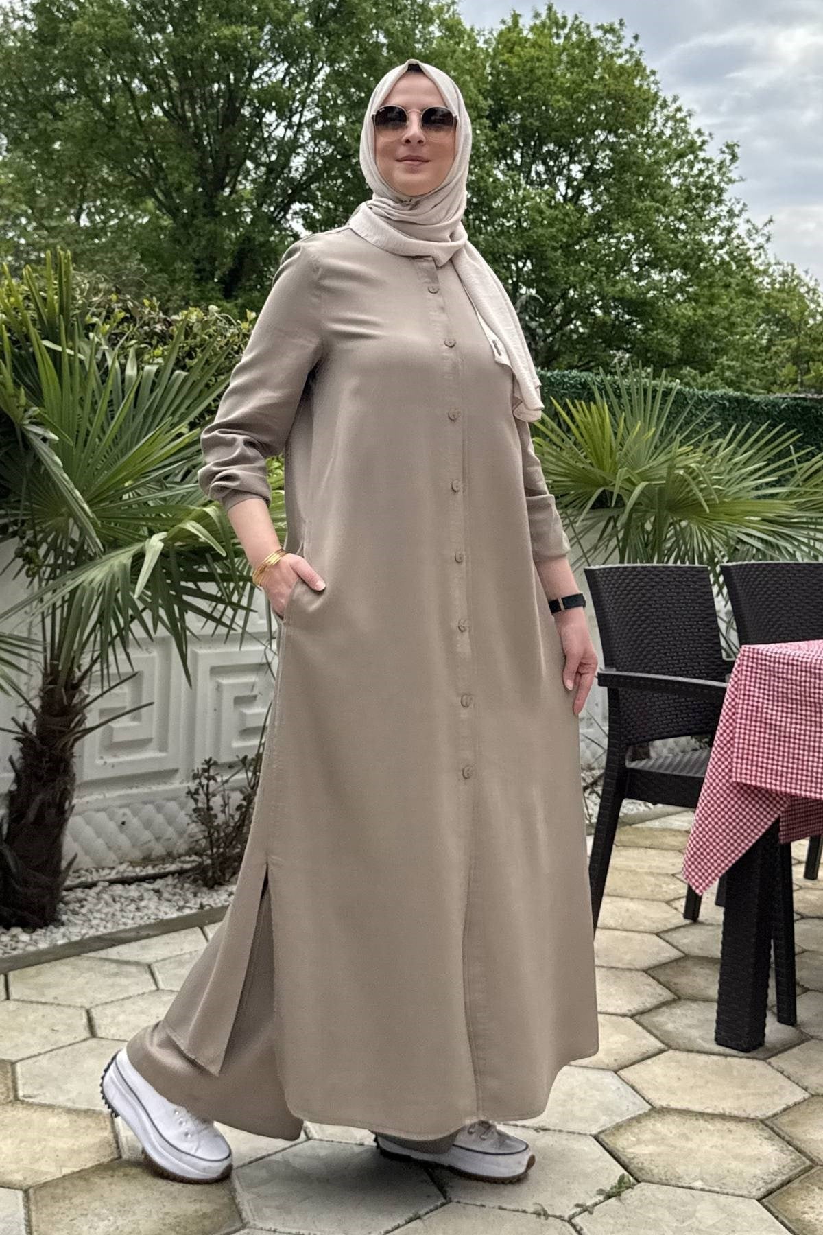 İpek Modal Takım Lacivert | Rabia Şamlı | Tesettür Giyim, Elbise ve Kadın Giyim Modası