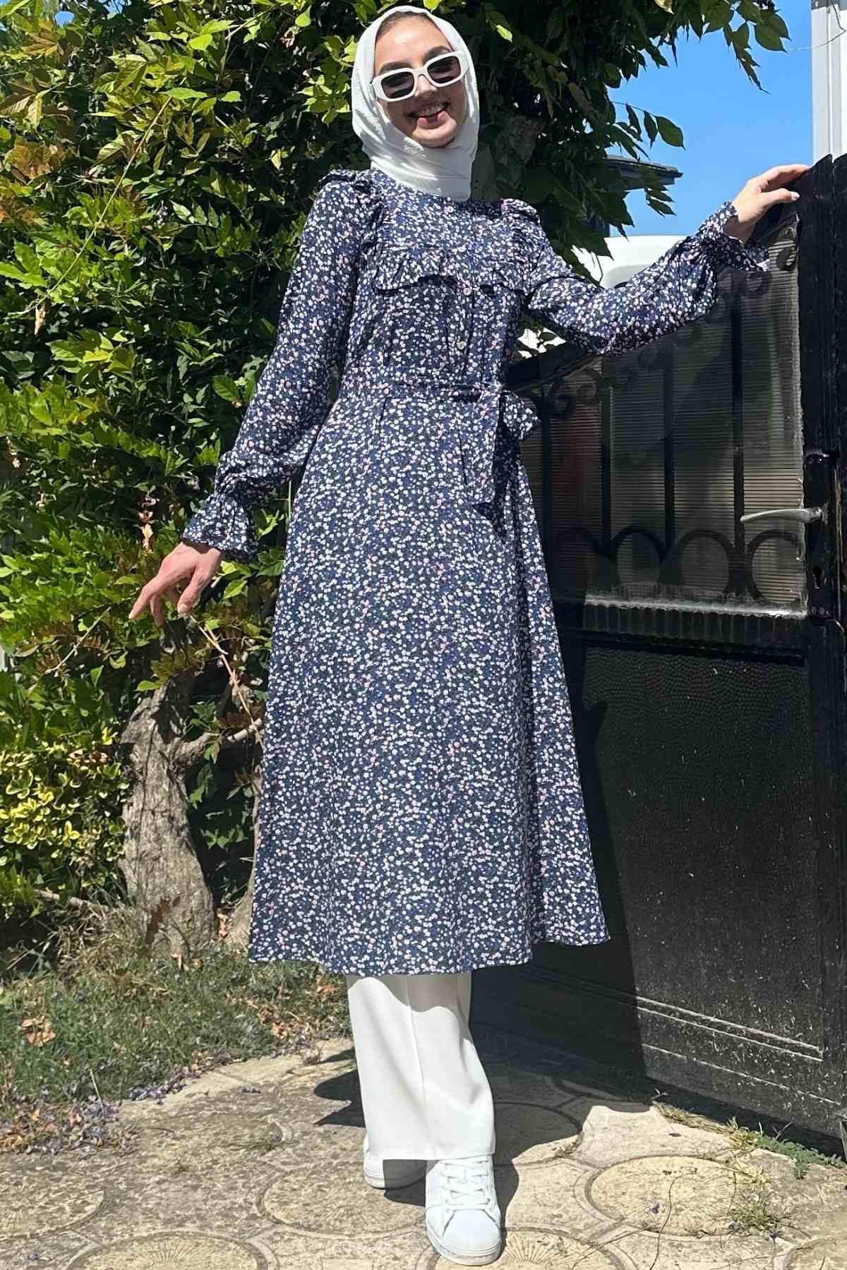 Berna Mavi Tunik | TUNİK