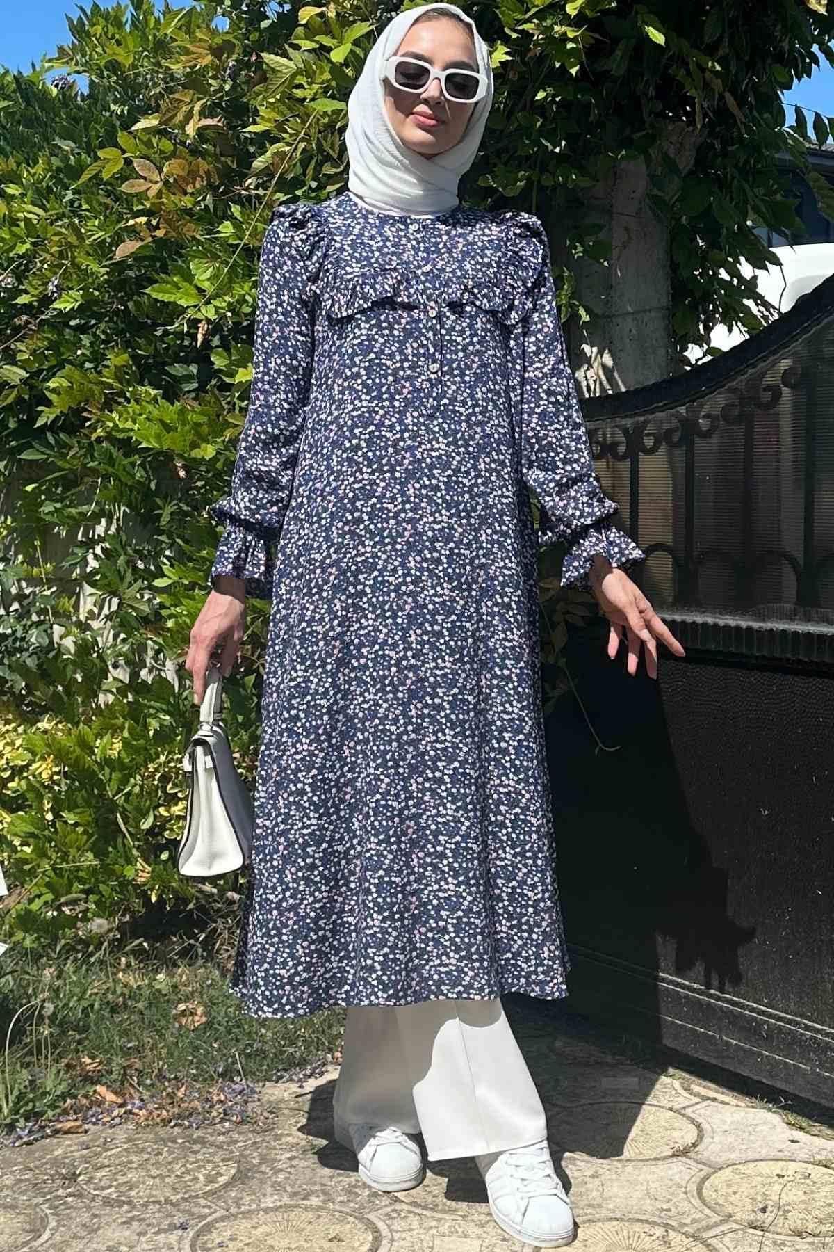 Berna Mavi Tunik | TUNİK