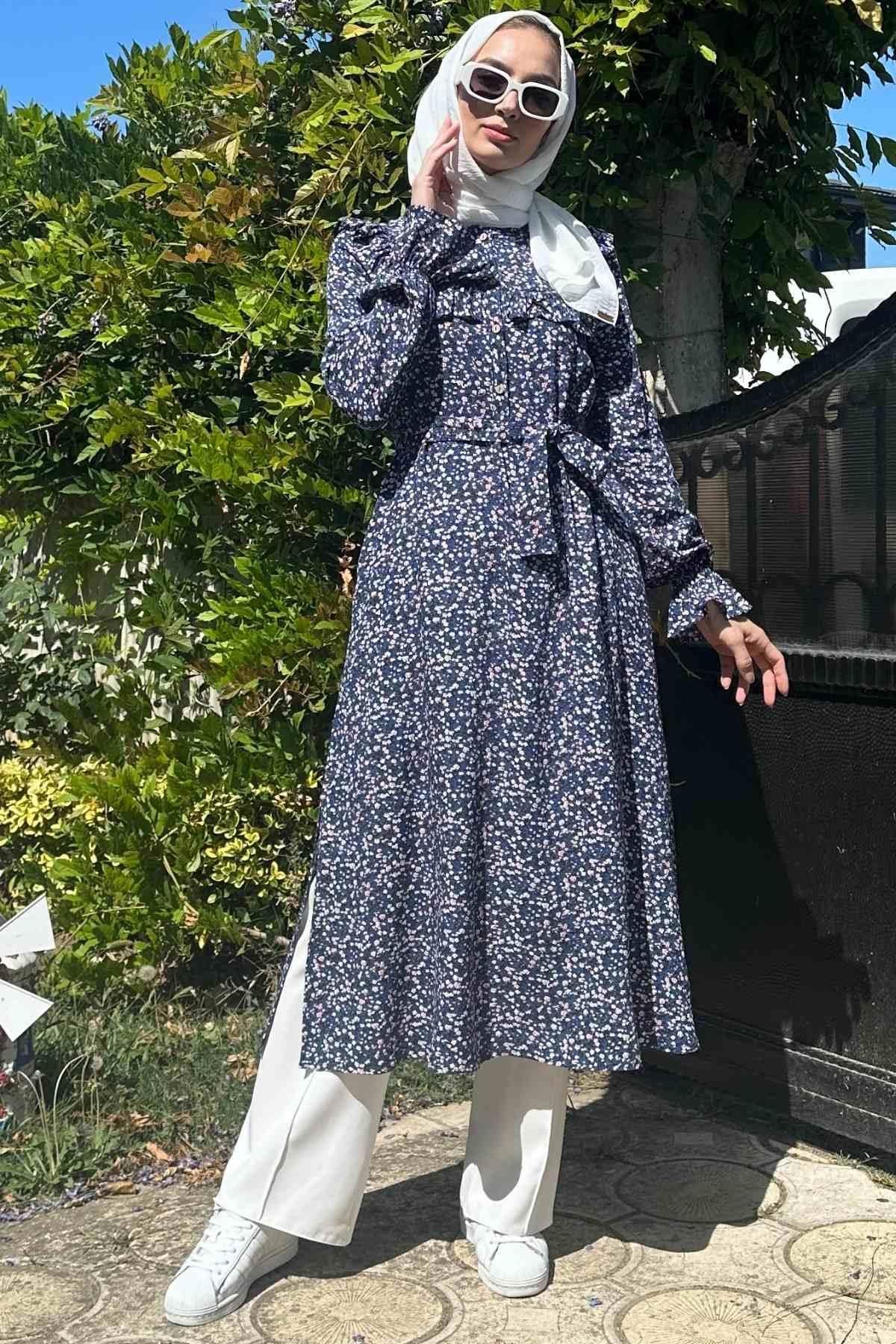 Berna Mavi Tunik | TUNİK