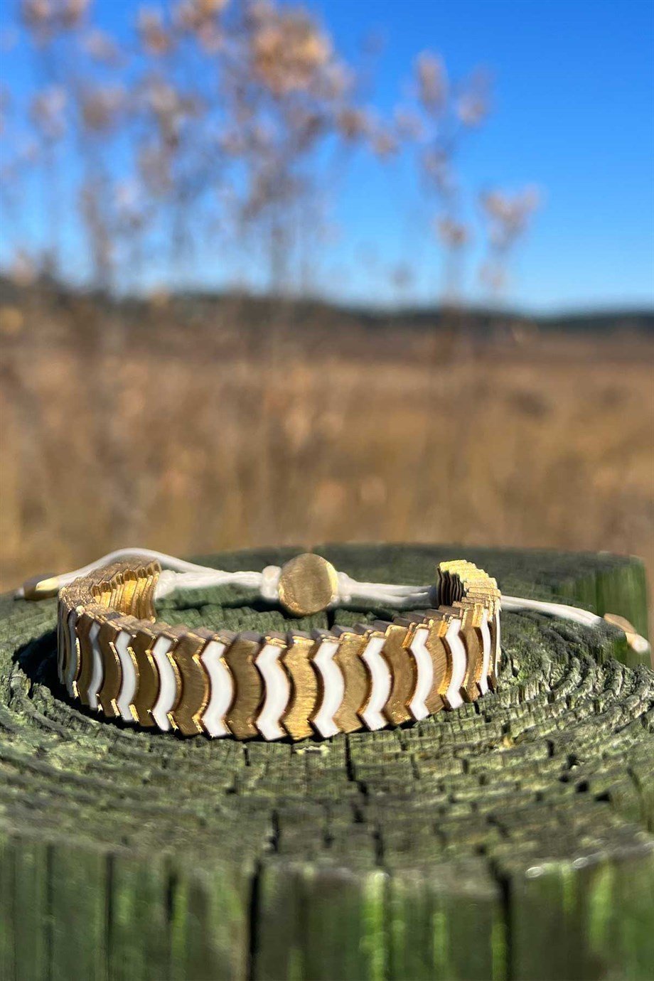 Beyaz Mineli Bileklik | BİLEKLİK