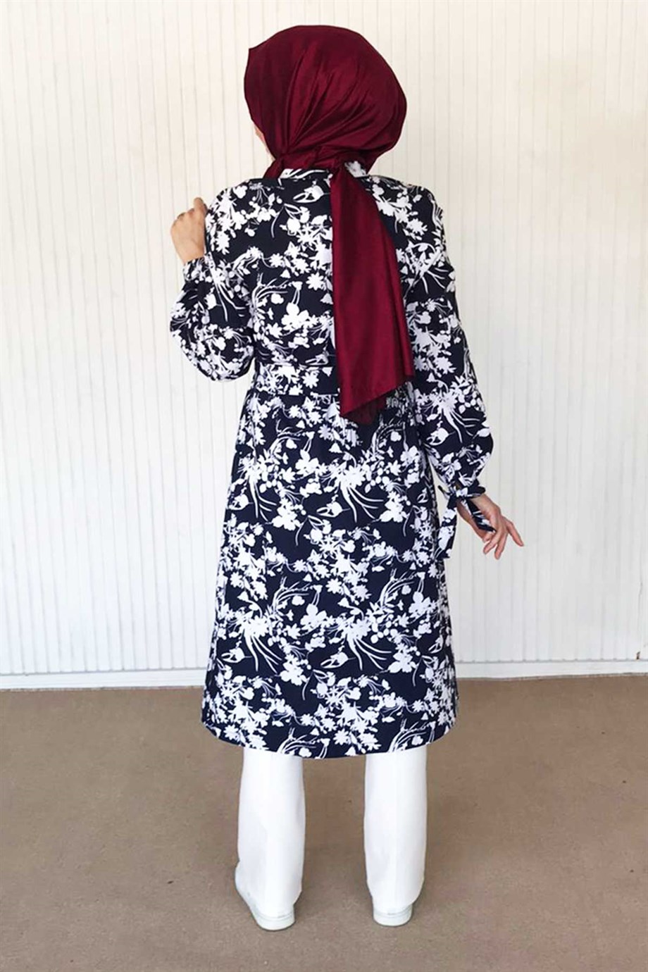 Çiçek Desenli Kimono