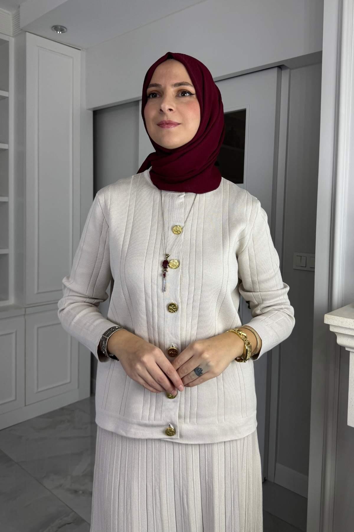 Defne Triko Takım Siyah | Rabia Şamlı | Tesettür Giyim, Elbise ve Kadın Giyim Modası