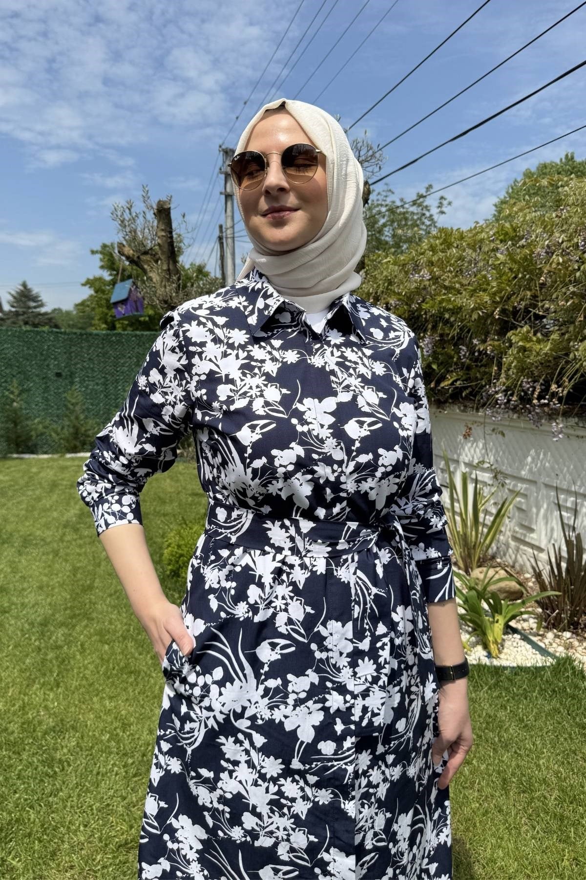 Doğa Siyah Tunik | Rabia Şamlı | Tesettür Giyim, Elbise ve Kadın Giyim Modası