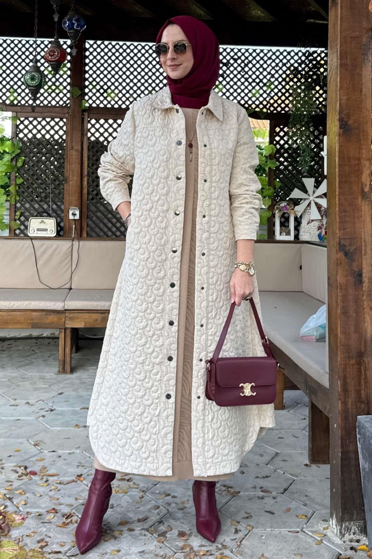 Sezen Triko Takım Antrasit | Rabia Şamlı | Tesettür Giyim, Elbise ve Kadın Giyim Modası