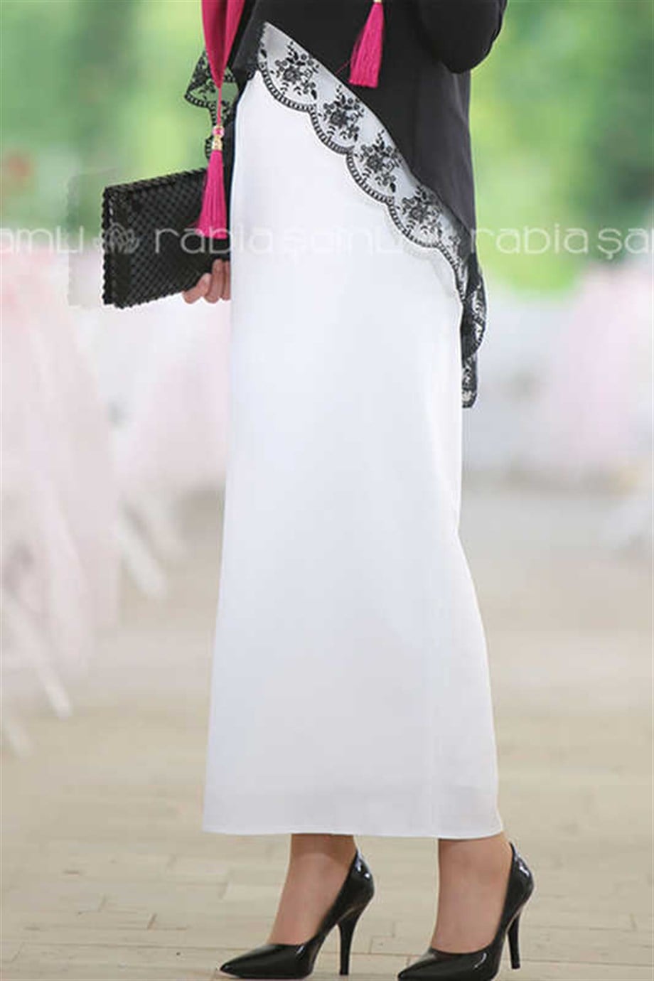 Elegant Kalem Etek Beyaz