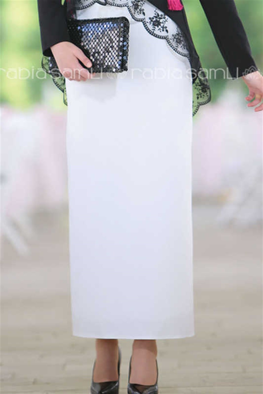 Elegant Kalem Etek Beyaz
