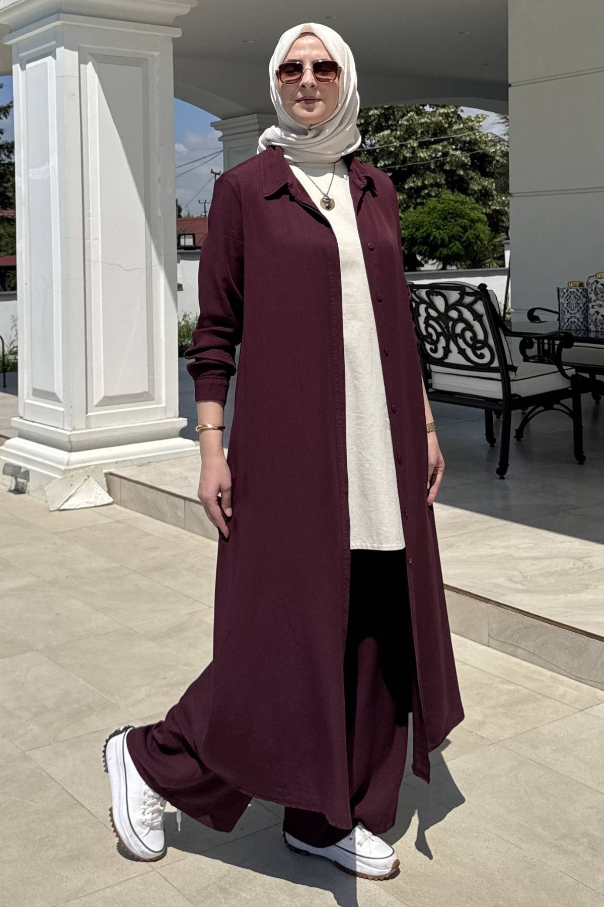 Ezgi Pantolonlu Takım Lacivert | Rabia Şamlı | Tesettür Giyim, Elbise ve Kadın Giyim Modası